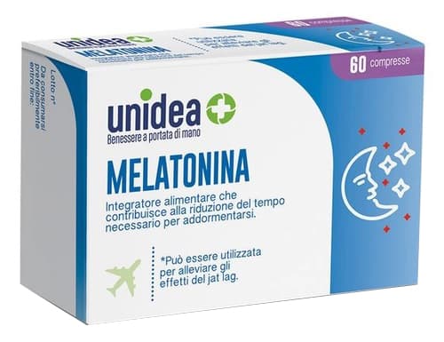 Unidea melatonina 1mg 60 compresse