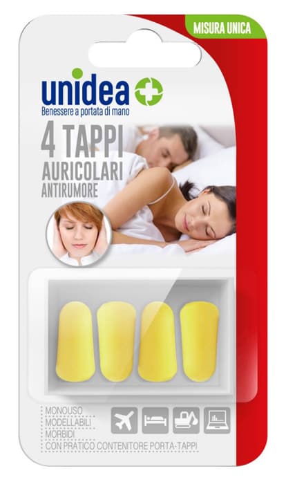 Unidea tappi auricolari 4 pezzi