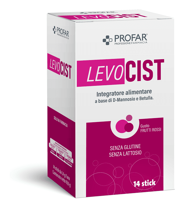 Profar Levocist Integratore Alimentare Vie Urinarie, 14 Stick Pack