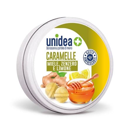 Unidea caramelle miele zenzero e limone 40 g