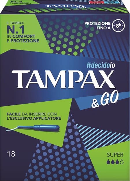 Tampax &go super 18pz
