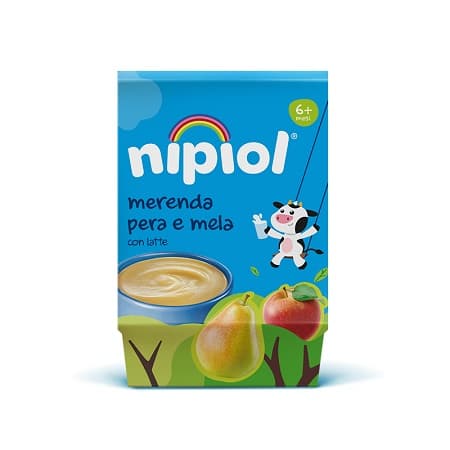 Nipiol merenda mela/pera 2x100g
