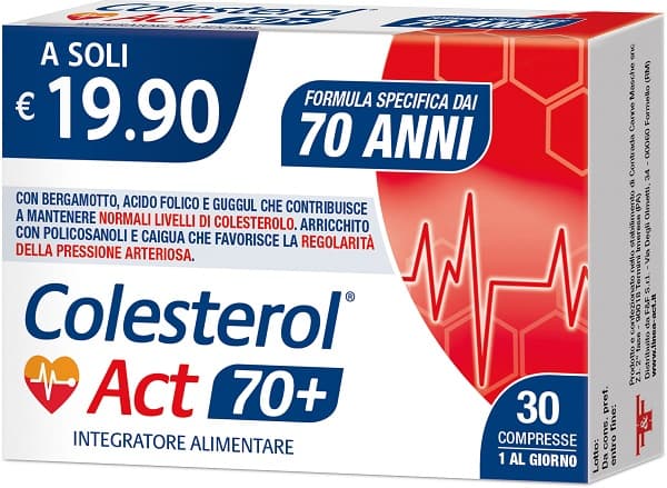 Colesterol act 70+ 30cpr