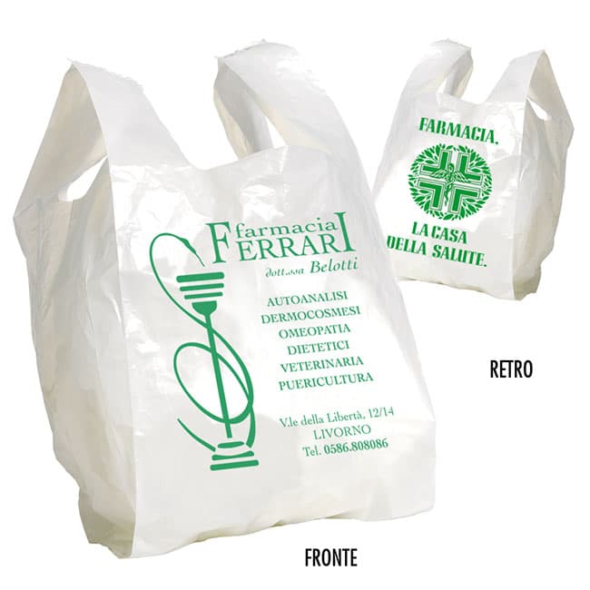 Cef Shopper Biodegradabile 22+6+6 X40 Cm 1000 Pezzi