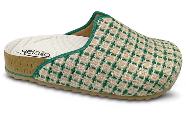 Calzatura Plantare Indossabile Punta Chiusa Woodstock Soft Tweed Bosco 37/38