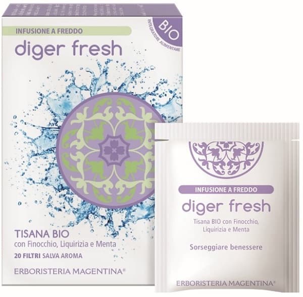 TISANA FREDDA DIGER FRESH BIO 20 FILTRI