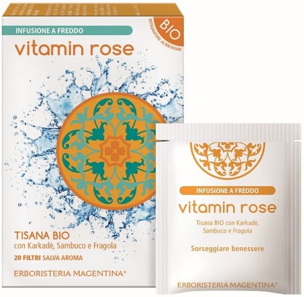 TISANA FREDDA VITAMIN ROSE BIO 20 FILTRI