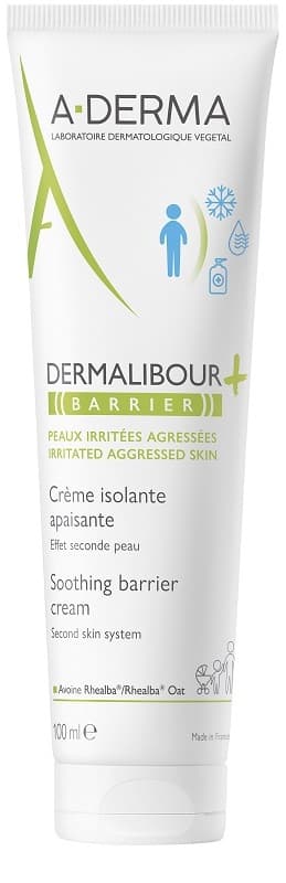 A-derma dermalibour+ barrier crema isolante lenitiva 100ml