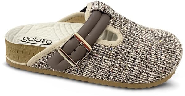 Calzatura Plantare Indossabile Punta Chiusa Woodstock Soft 2,0 Multitweed Tortora 37/38