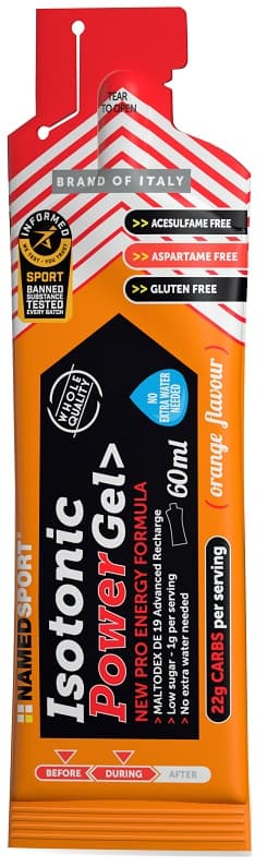 Namedsport Isotonic Power Gel Orange 60 Ml
