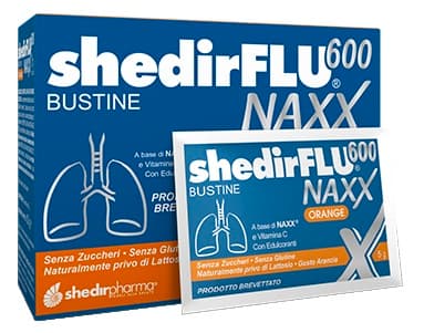 Shedirflu 600 naxx arancia senza zuccheri 18 bustine