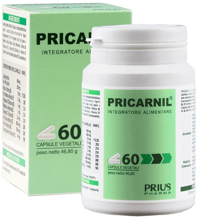 Pricarnil 30 capsule - prius pharma srl