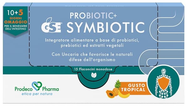 Probiotic+ Gse Symbiotic 15 Flaconcini Da 10 Ml