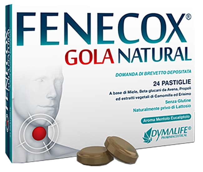 Fenecox gola natural mentolo eucalipto 36 pastiglie