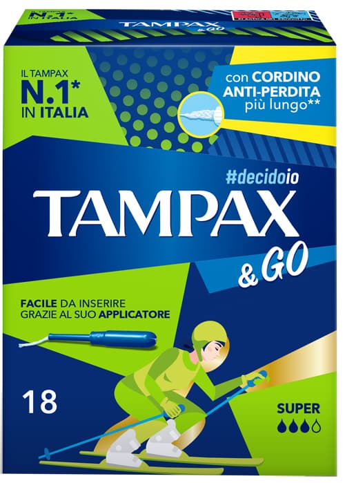 Tampax &Go Super 18 Pezzi