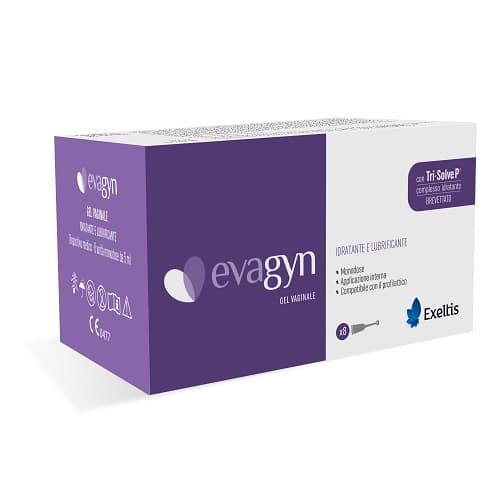 Evagyn Ginhyal Deli Applicatore Vaginale 8 Pezzi 5 Ml