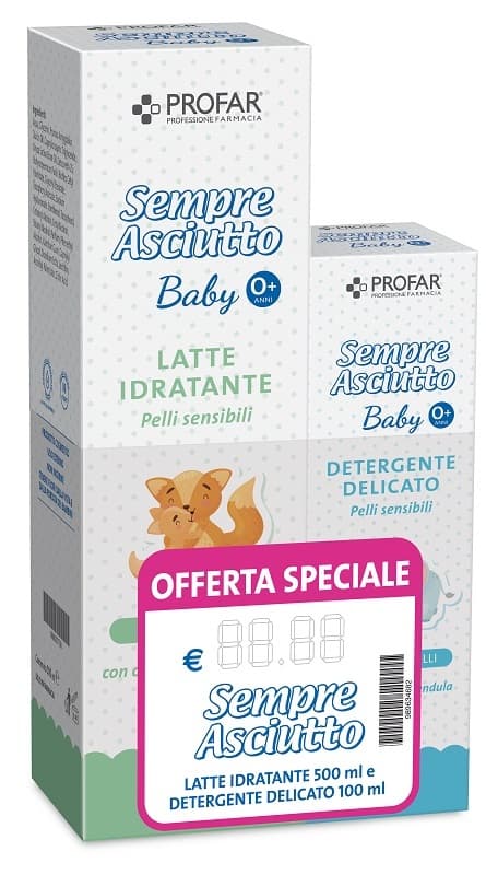 Profar Kit Infanzia 1 Detergente Delicato 100 Ml + 1 Latte Idratante 500 Ml