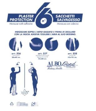 SACCHETTO PROT.GESSO BRACCIO 6PZ