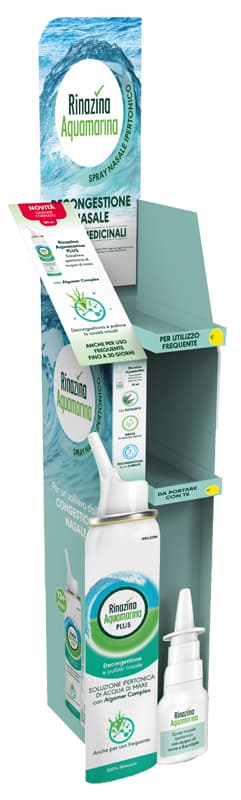 Rinazina Aquamarina Expo 24 Pezzi Da 20 Ml + 12 Pezzi Da 125 Ml