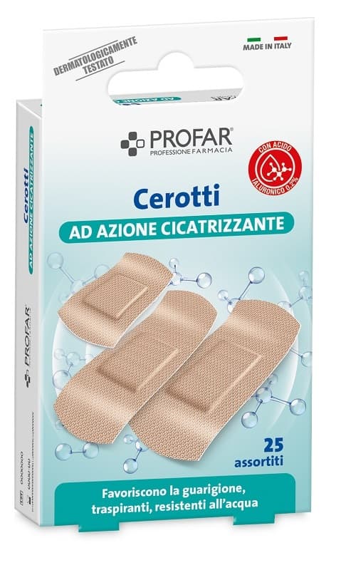 Cerotto Acido Ialuronico Azione Cicatrizzante Profar Assortiti 25 Pezzi
