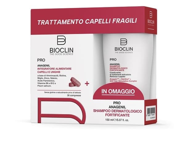 Bioclin Pro Anagenil 30 Compresse + Shampoo Fortificante 150 Ml Promo