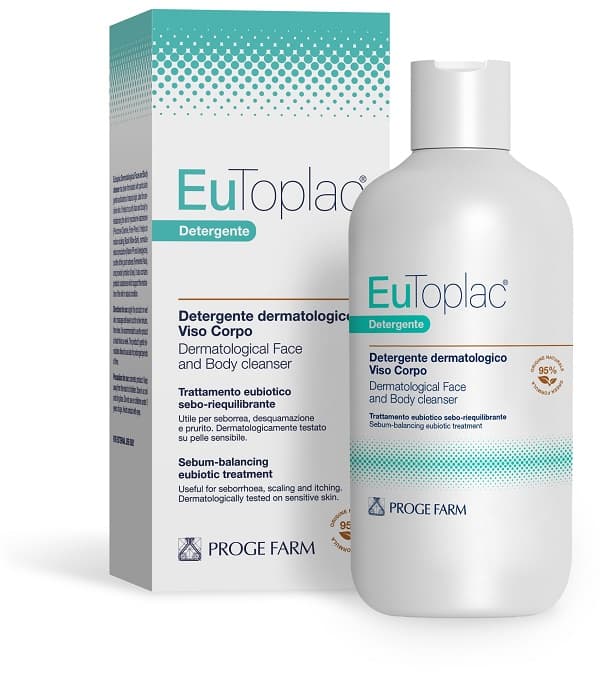 Eutoplac Detergente Dermatologico Viso Corpo 300 Ml