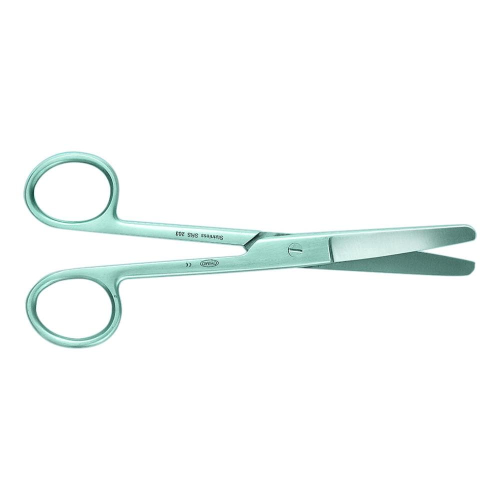 Forbici retta punta tonda 14cm