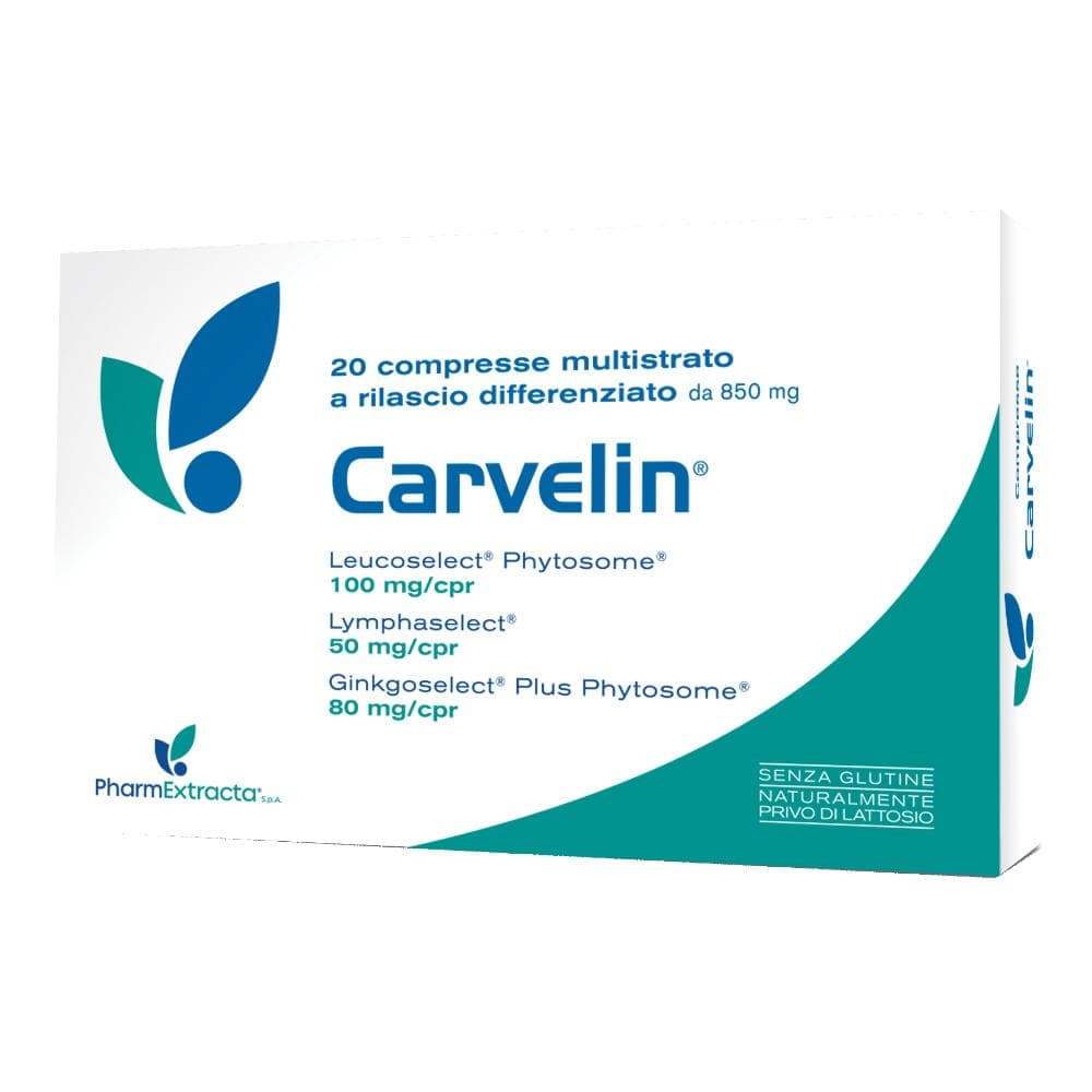 Carvelin 20 compresse - pharmextracta srl