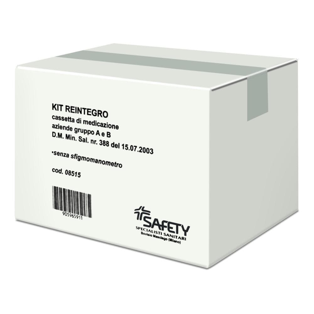 Kit reintegro cassetta pronto soccorso gruppo a/b