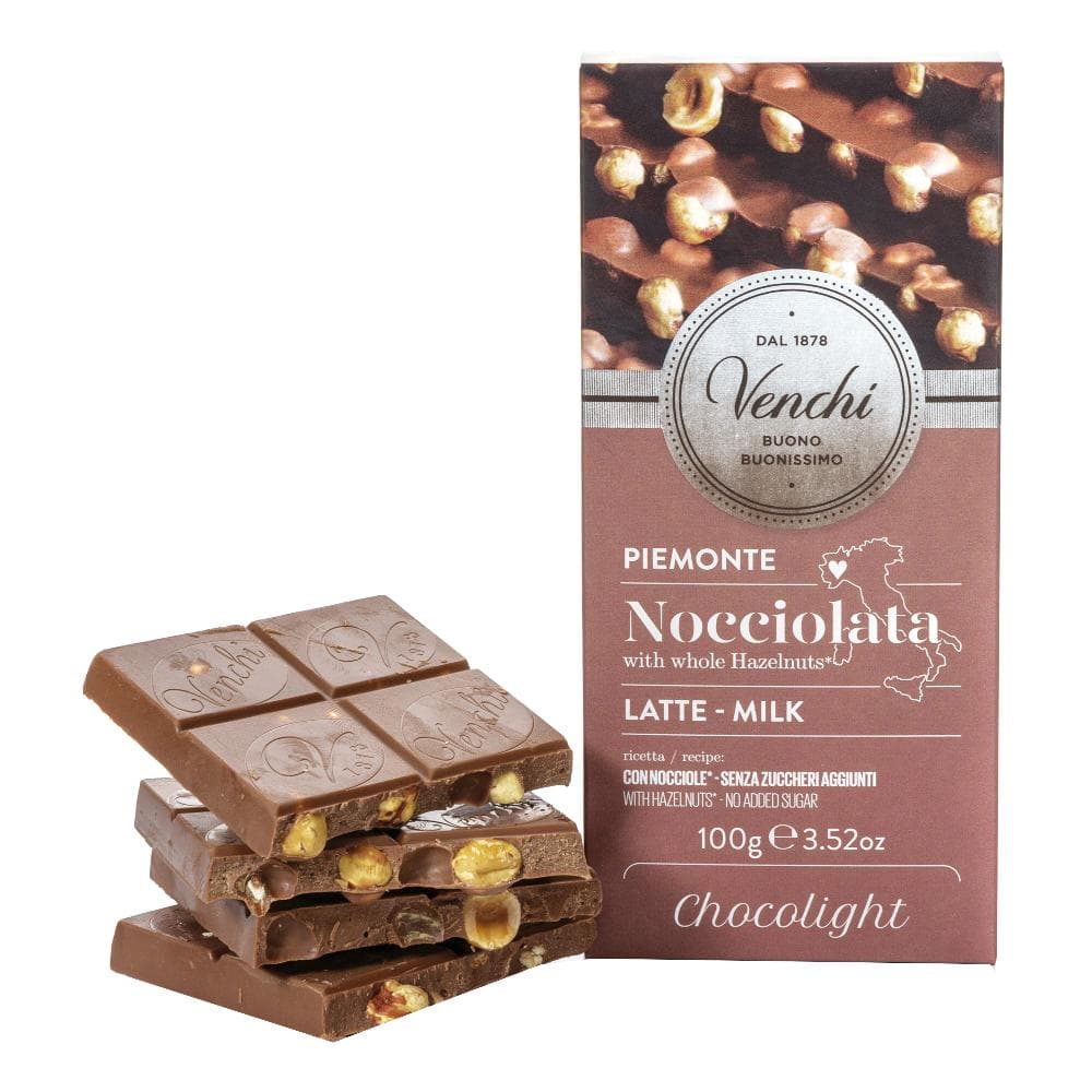 Tavoletta nocciolato al latte chocolight venchi 100 g