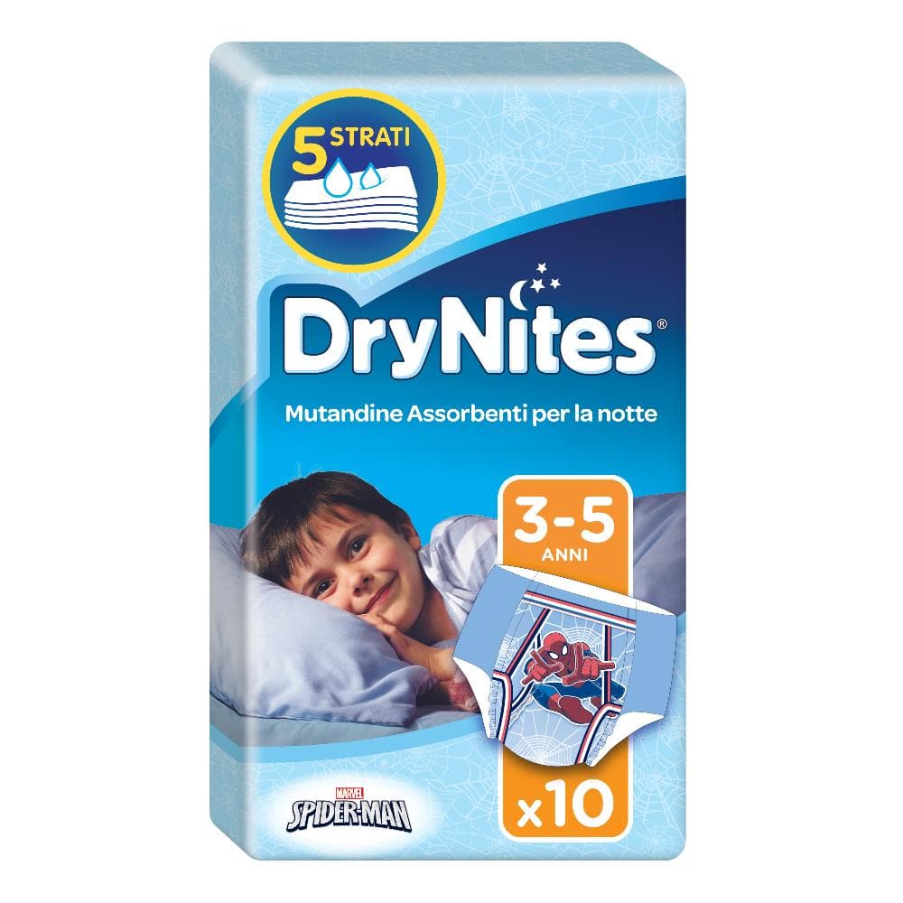 HUGGIES DRYNITES BOY 3/5AN 10P