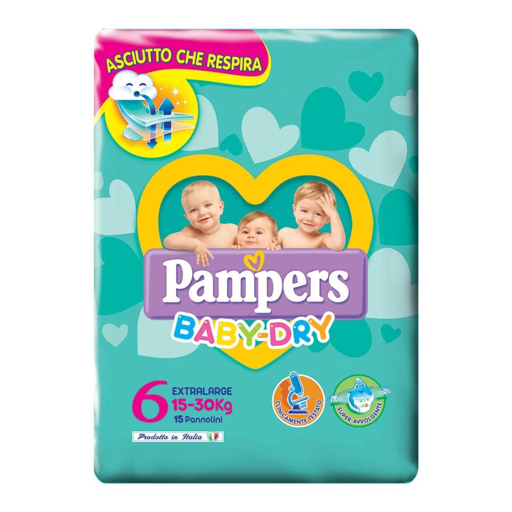 PAMPERS BD DWCT NO FLASH XL 15