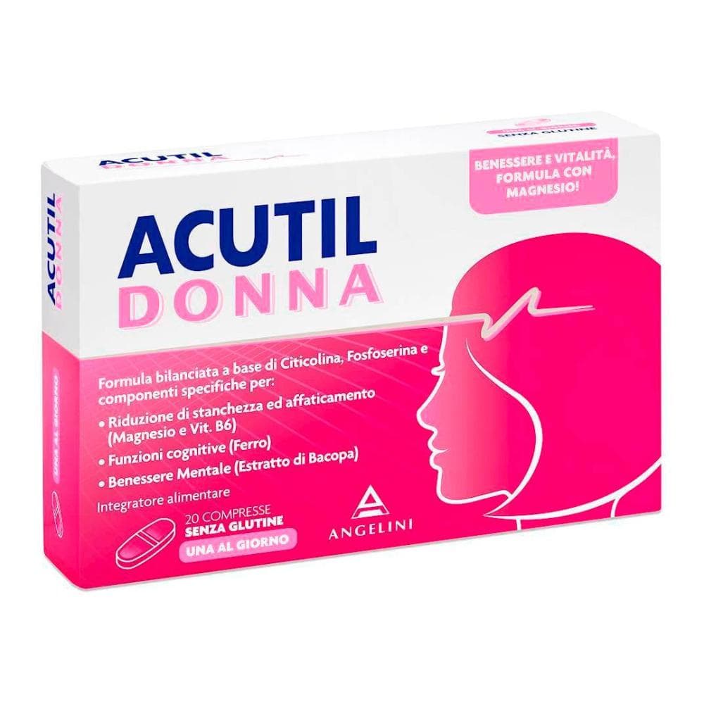 Acutil donna 20 compresse - angelini spa