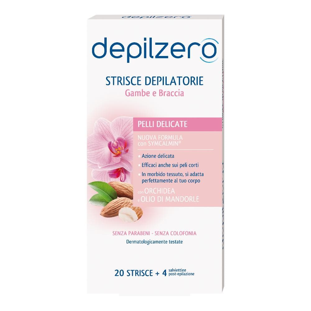 Depilzero strisce gambe braccia 20 pezzi