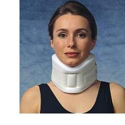 Collare Cervicale In Gommapiuma Da 10 Cm Misura Universale Bianco