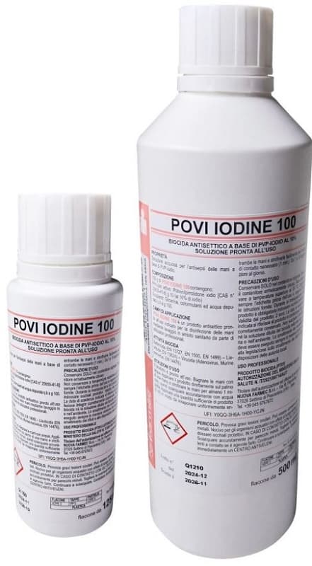 Disinfettante Iodopovidone 10% Di Iodio 500 Ml