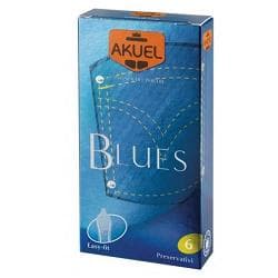Profilattico Ansell By Manix Blues B 6 Pezzi