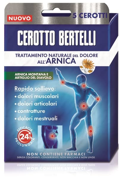 Bertelli Cerotto Arnica Astuccio 5 Pezzi