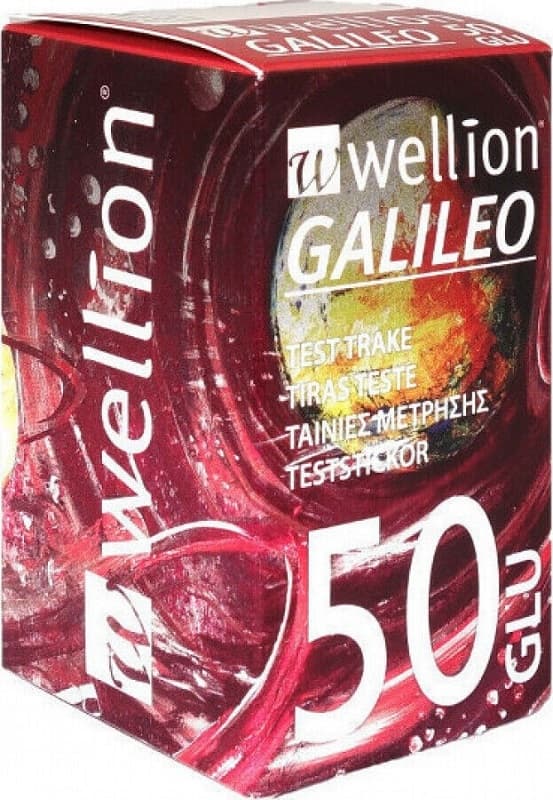 WELLION GALILEO STRIPS 50 GLIC