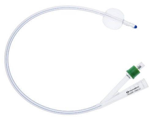 Catetere Foley In Silicone 2 Vie Diametro Ch 18 Punta Nelaton Con Palloncino 10 Ml 1 Pezzo
