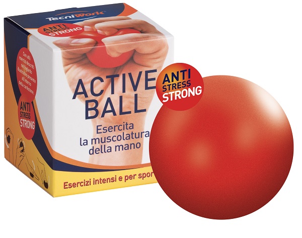 Tecniwork Active Ball Strong Arancione Sfera Antistress