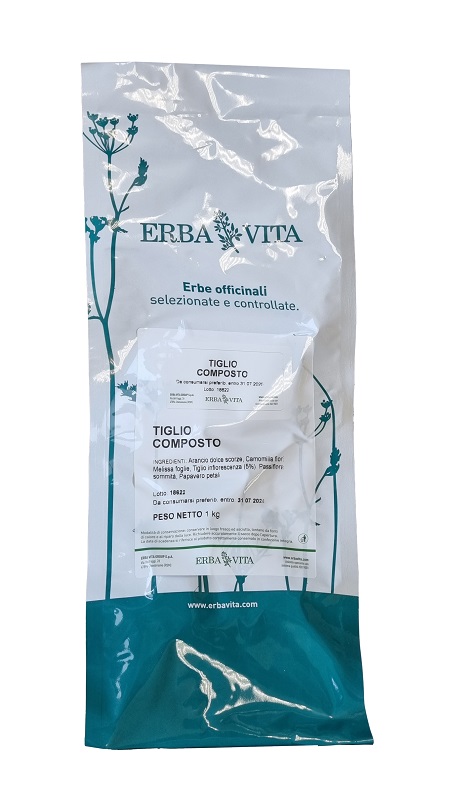 Erba Vita Tiglio Composto Tisana Integratore Sonno 1 kg
