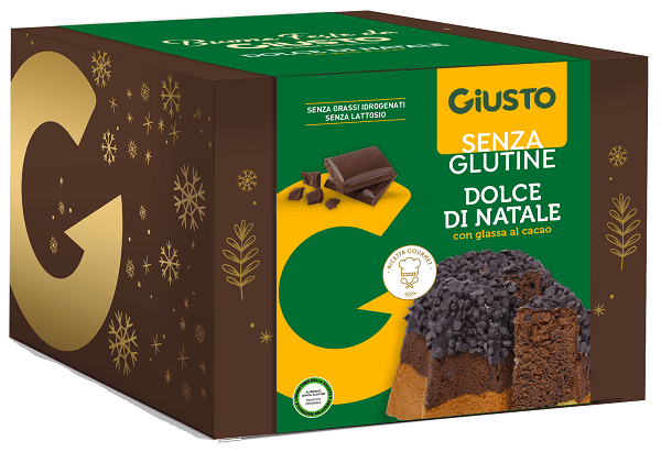 GIUSTO S/G Pandoro Ciocc.500g