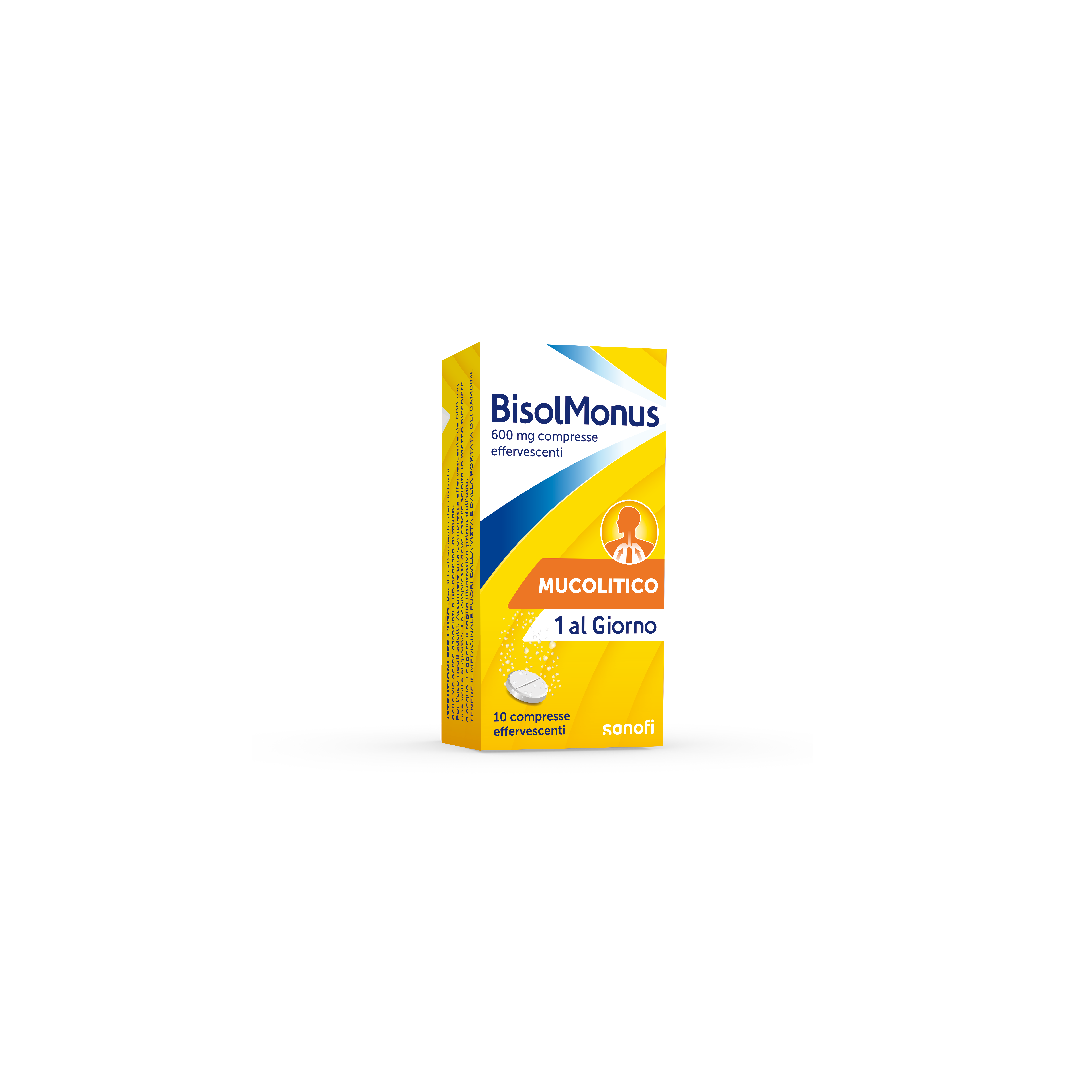 BISOLMONUS*10CPR EFF 600MG