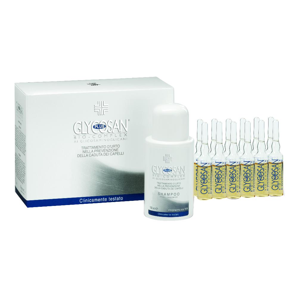 Vivipharma s. a. GLYCOSAN Plus Bio-Complex Shampoo 150ml + Lozione Anticaduta Flacone 100ml