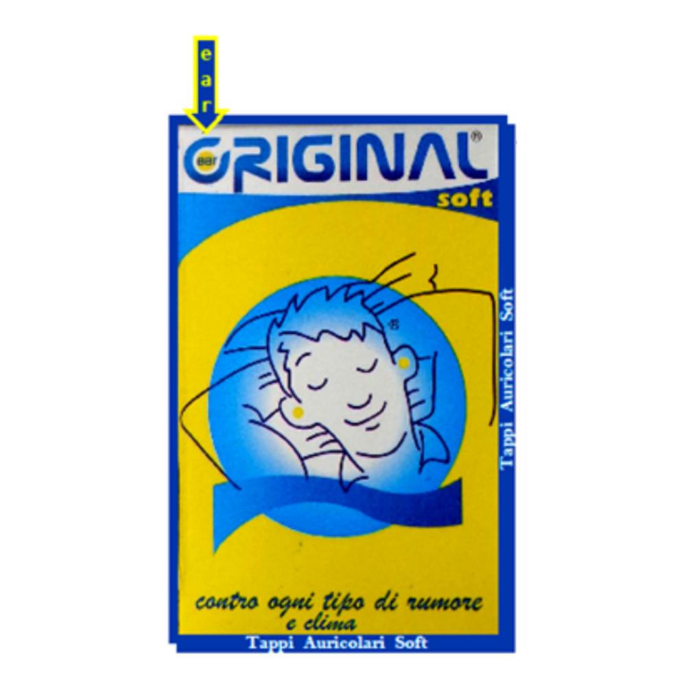 Ear original plugs soft new 12 pezzi classic tappi auricolari in forma classica cilindrica