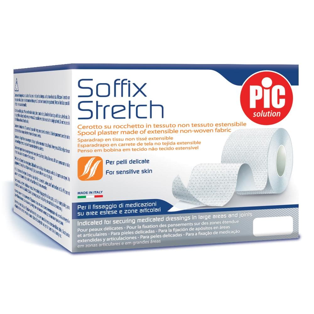 Cerotto In Rotolo Pic Soffix Stretch Tessuto Non Tessuto Estendibile 15 X1000 Cm 1 Pezzo