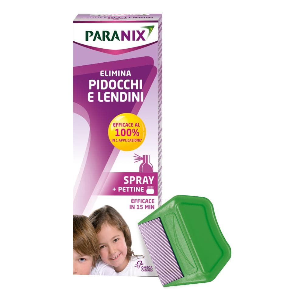 Paranix Spray Trattamento Antipediculosi 100 Ml + Pettine