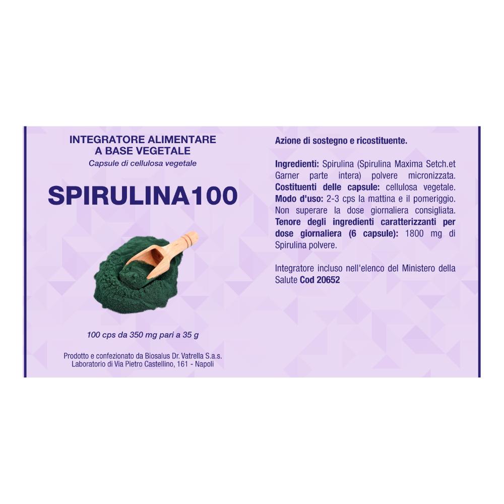 Spirulina100 100 capsule 35 grammi