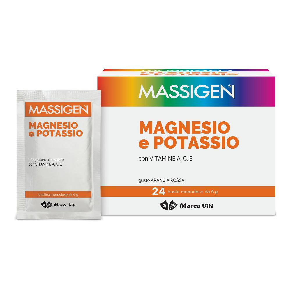 Massigen Magnesio Potassio 24 Bustine 6 G